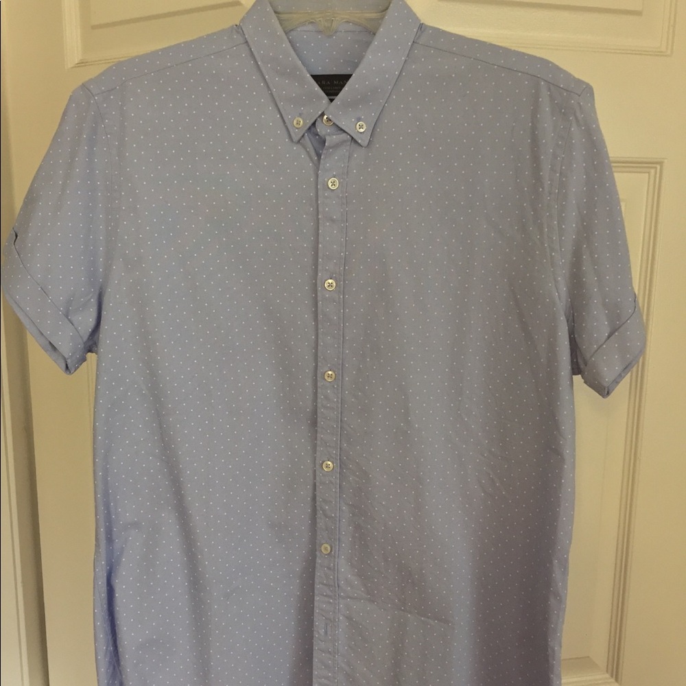 Zara Men’s Short Sleeve Button Down